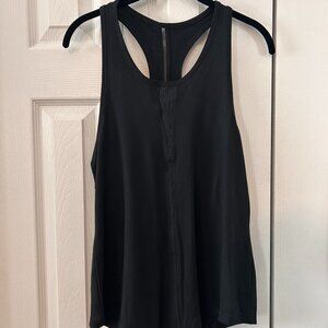 Black Effortless Tank-Long (L)
